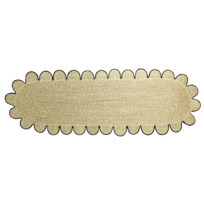 Seagrass Scalloped Edge Runner