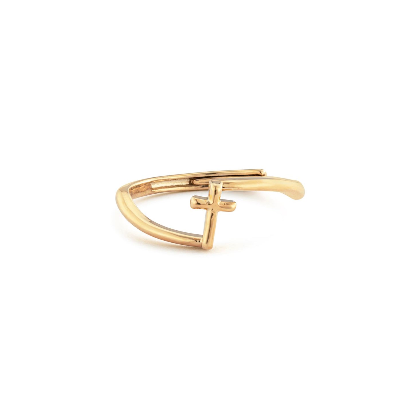 Gold Cross Ring