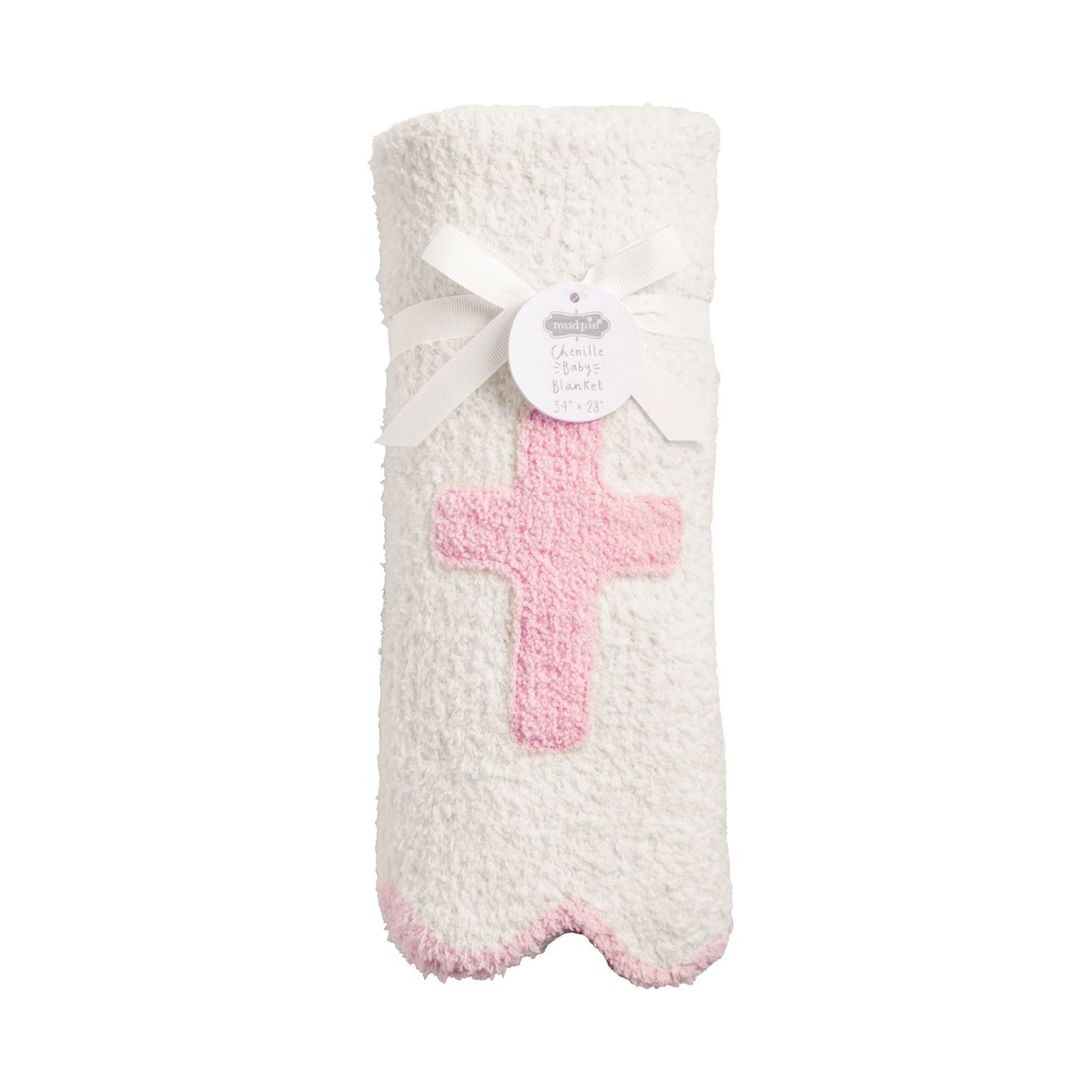 Cross Chenille Baby Blankets