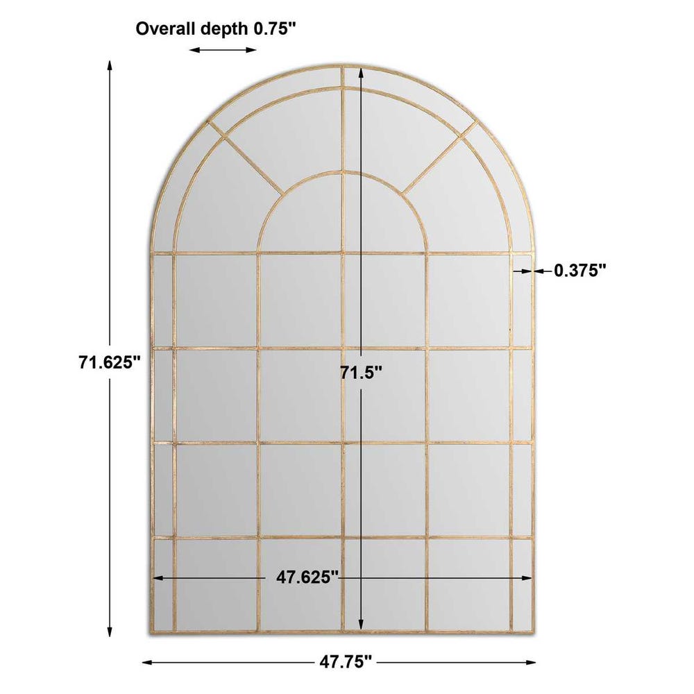 Grantola Arch Mirror, Gold