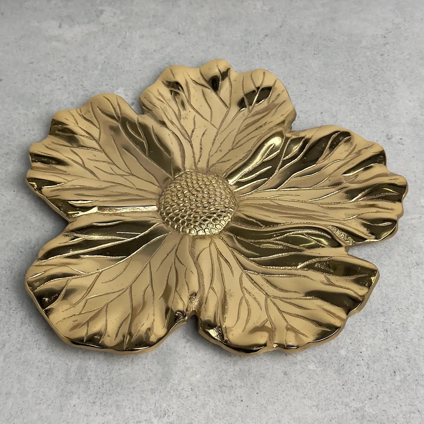Gold Flower Tray