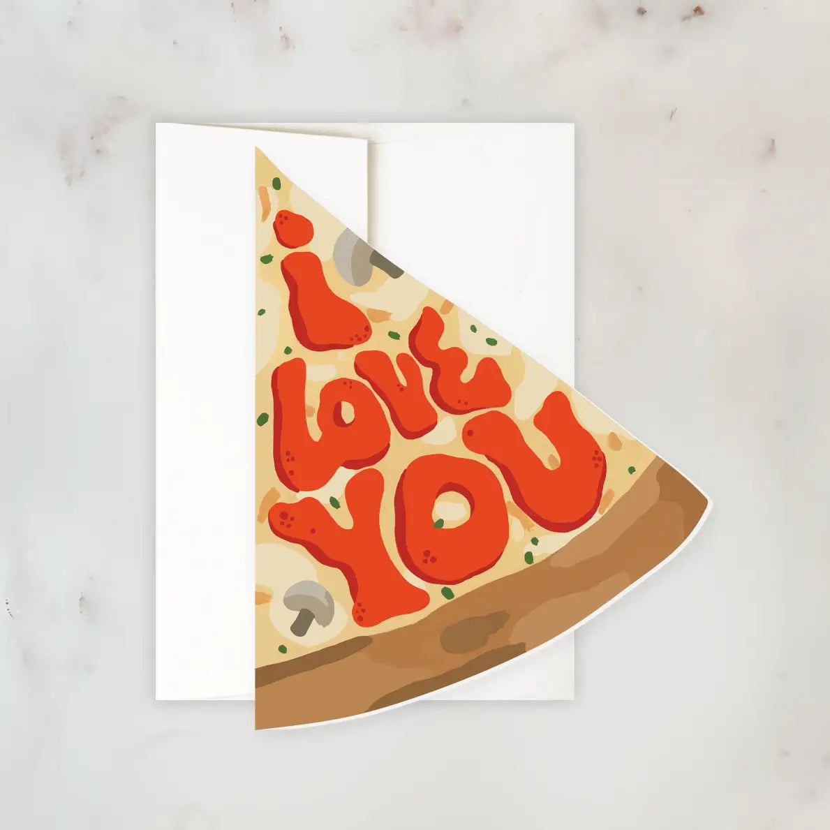 Pizza Love Greeting Card