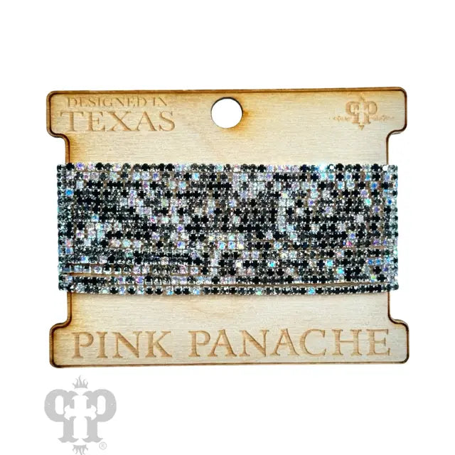 Black Rhinestone Bracelet Set