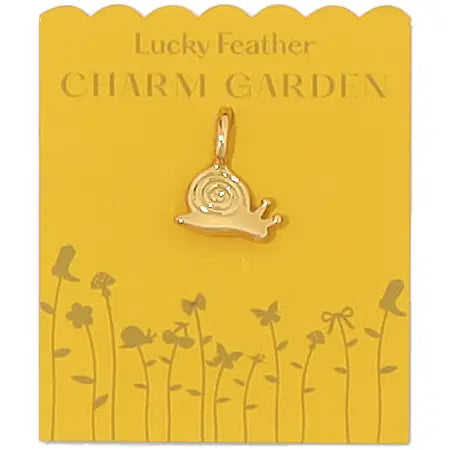 Charm Garden - Gold Snail Charm