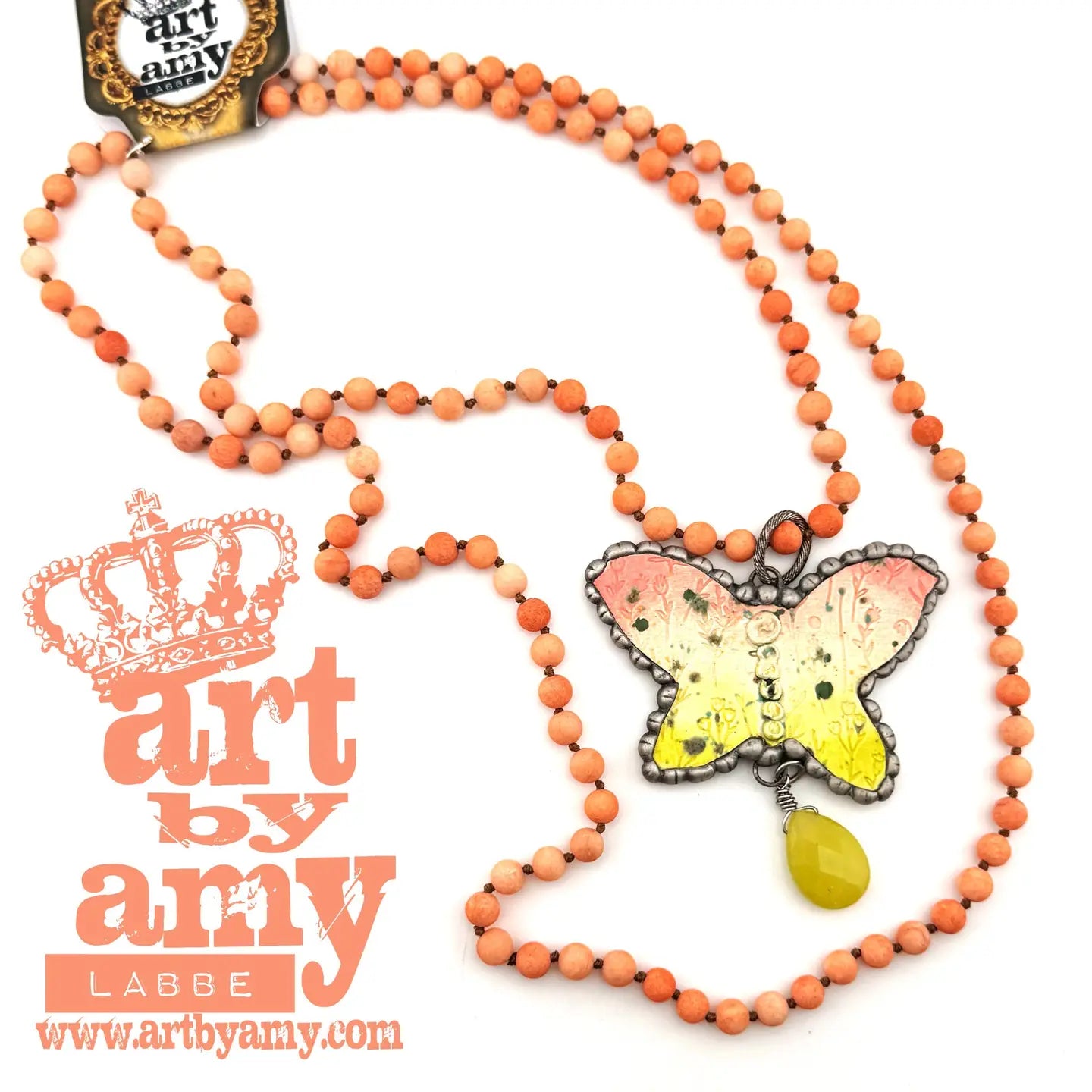 Spring Butterfly Necklace