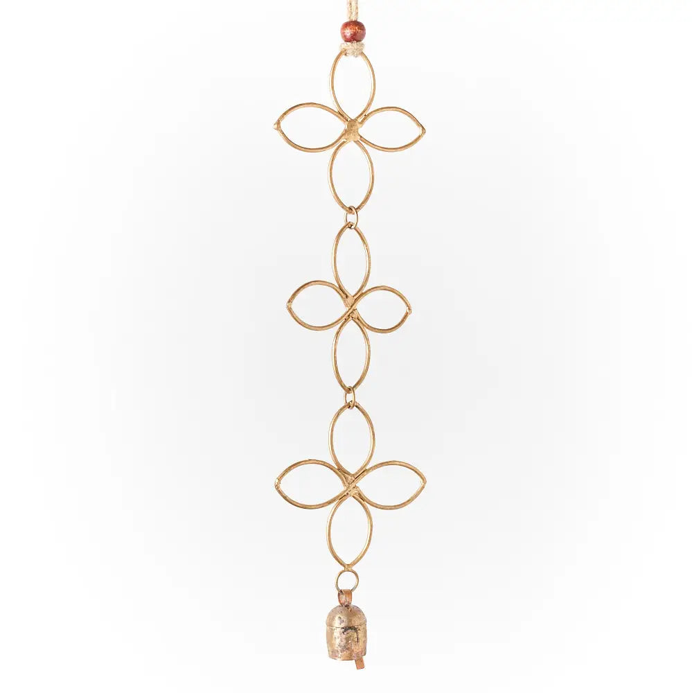 Air Element Quatrefoil Trio Bell Wind Chime