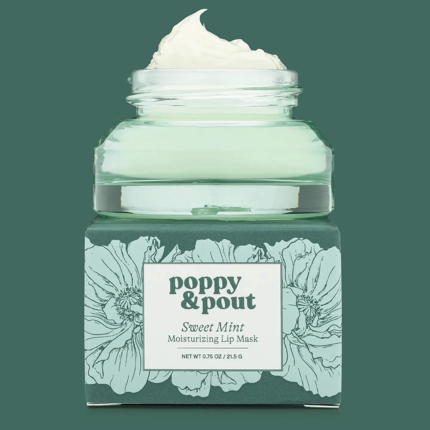 Poppy & Pout Sweet Mint Lip Mask