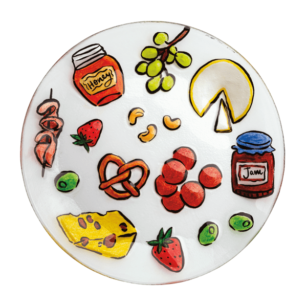 Charcuterie Glass Platter