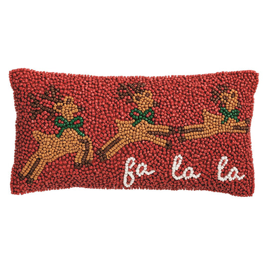 Beaded Holiday Mini Pillows