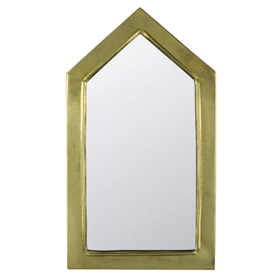 Brass Gable Mirror
