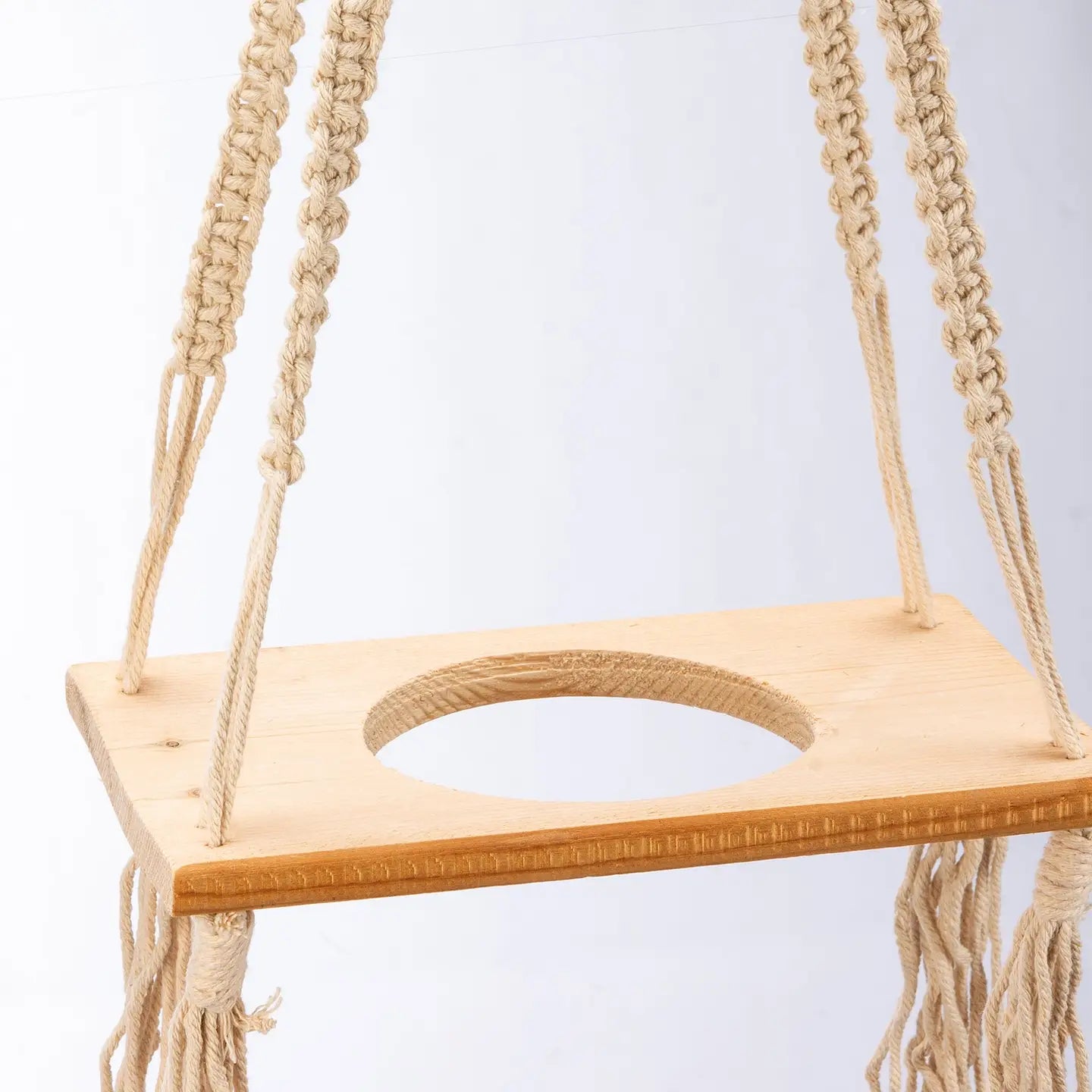 Beaded Rectangle Plant Hanger