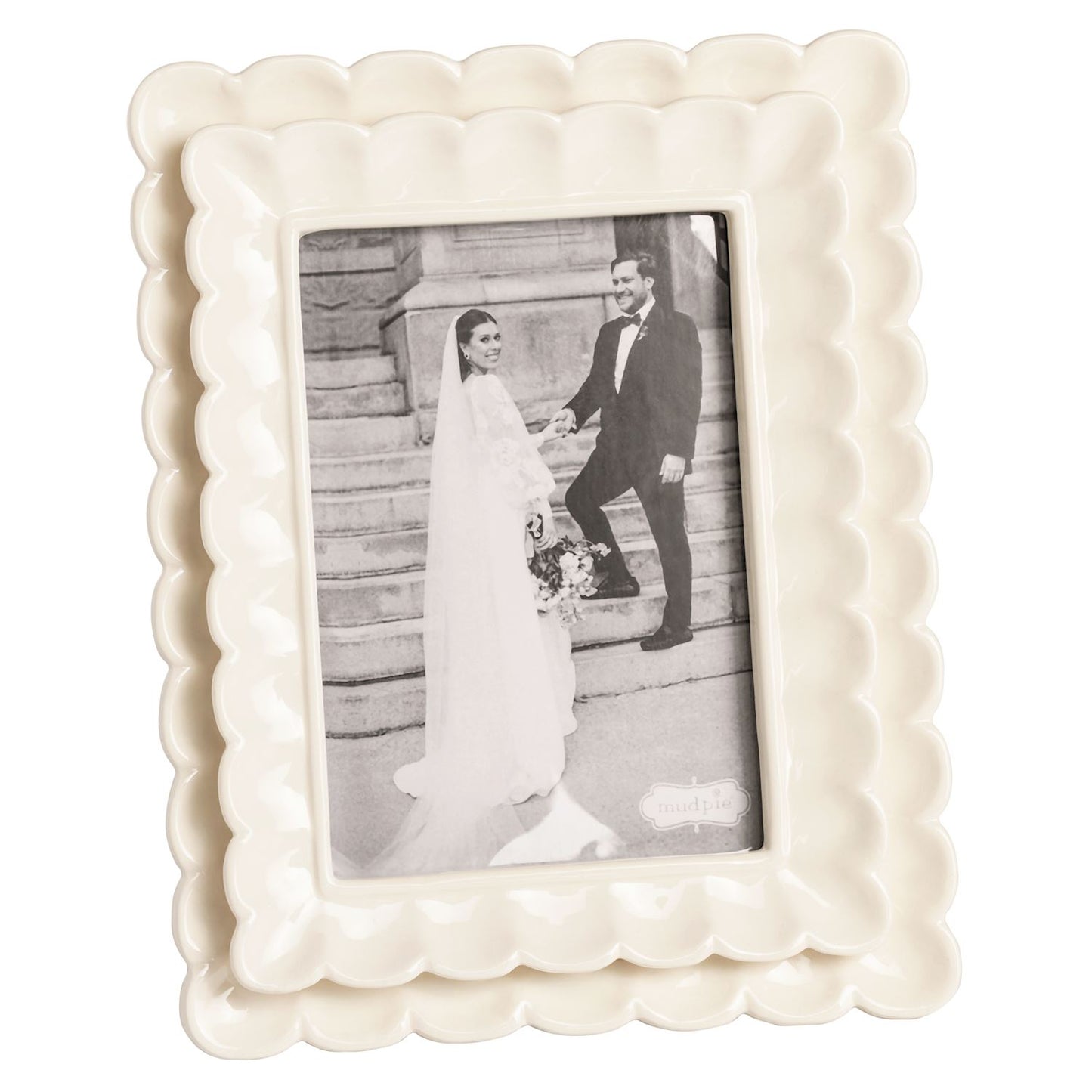 Scalloped Ceramic Frames