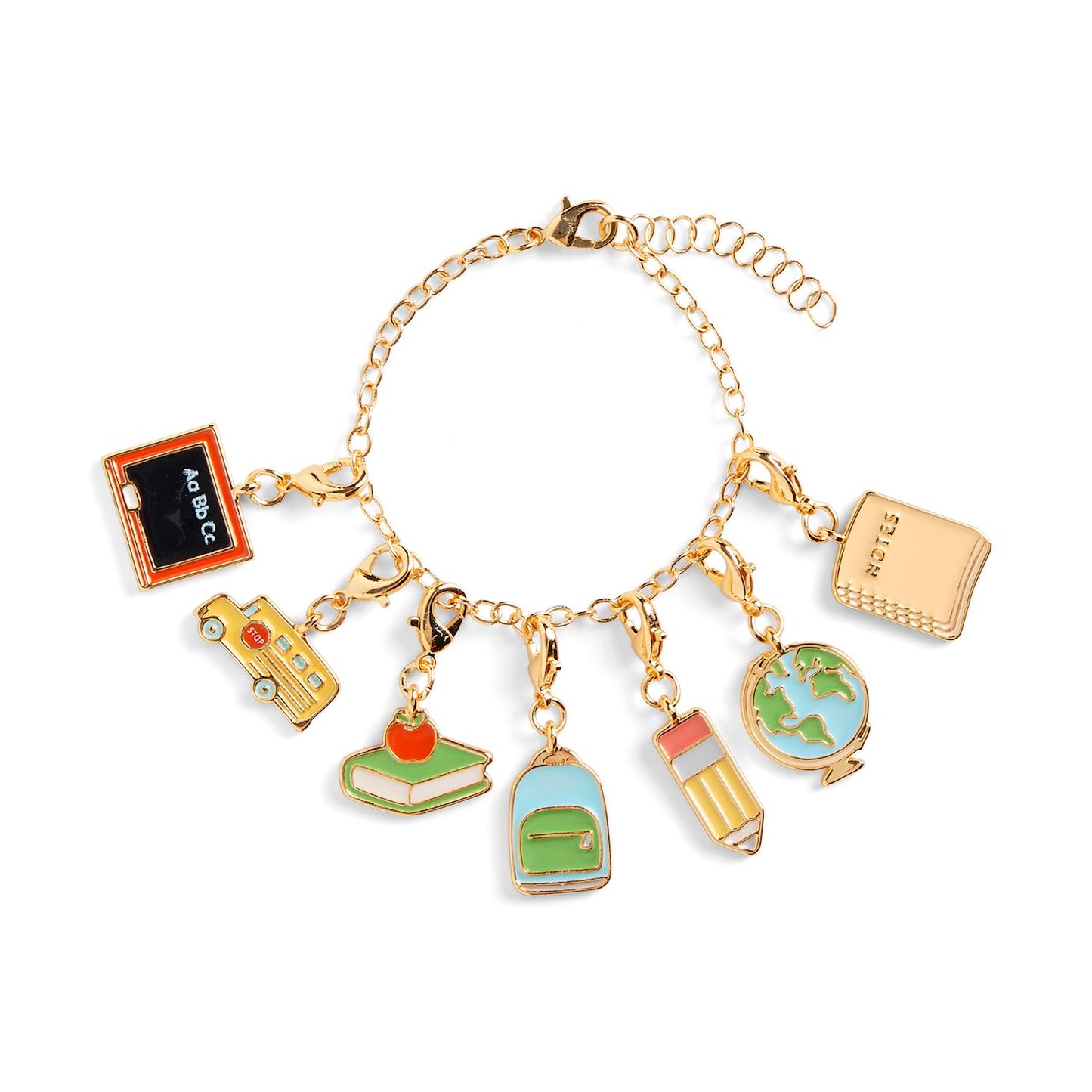 First Day of School Charm Bracelet Set