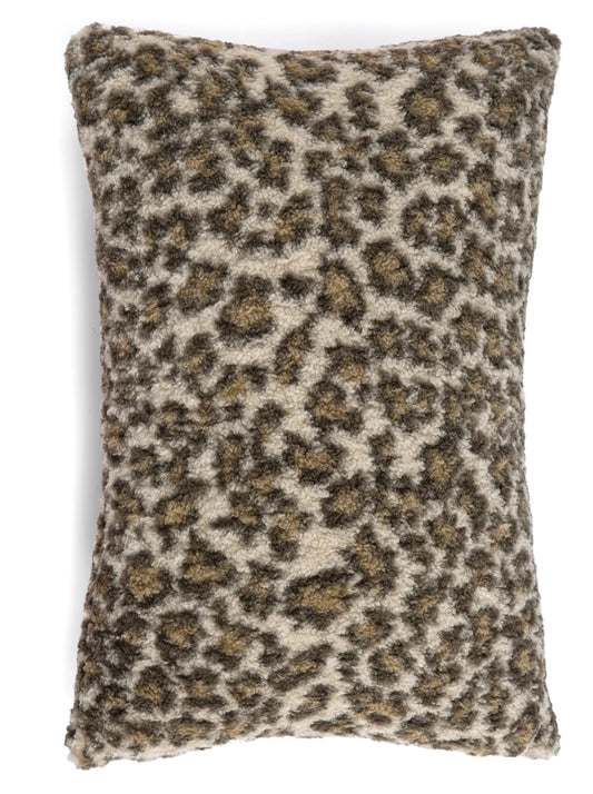 Leopard Faux Fur Rectangle Pillow