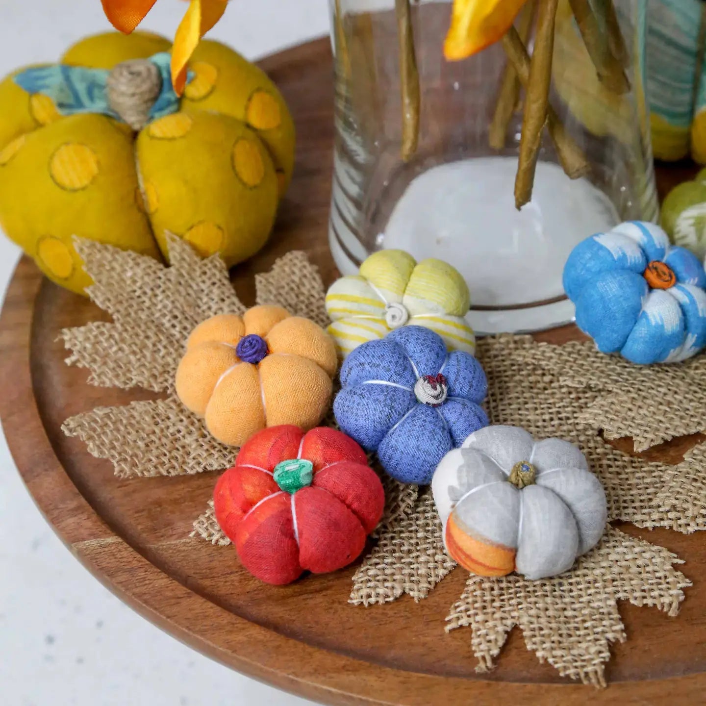 Mini Saree Pumpkin Bag