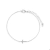 Silver Cross Charm Bracelet