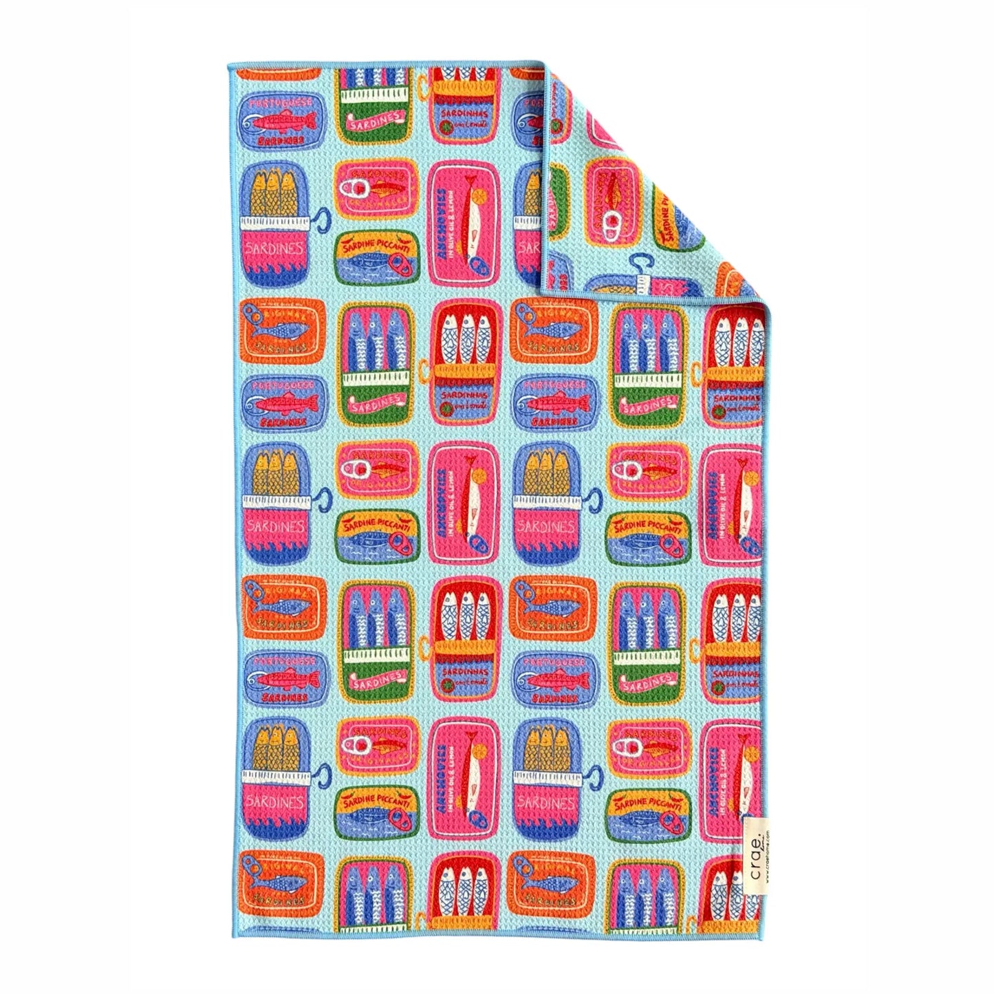 Double-Sided Hand Towel - Something's Fishy