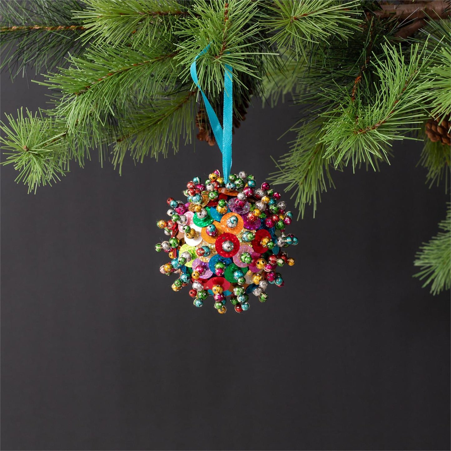 Festive Sequin Ornament