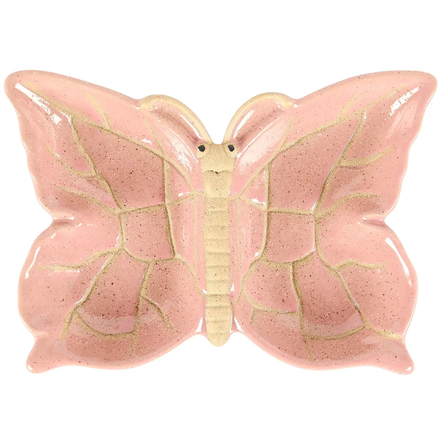 Pink Butterfly Vanity Tray