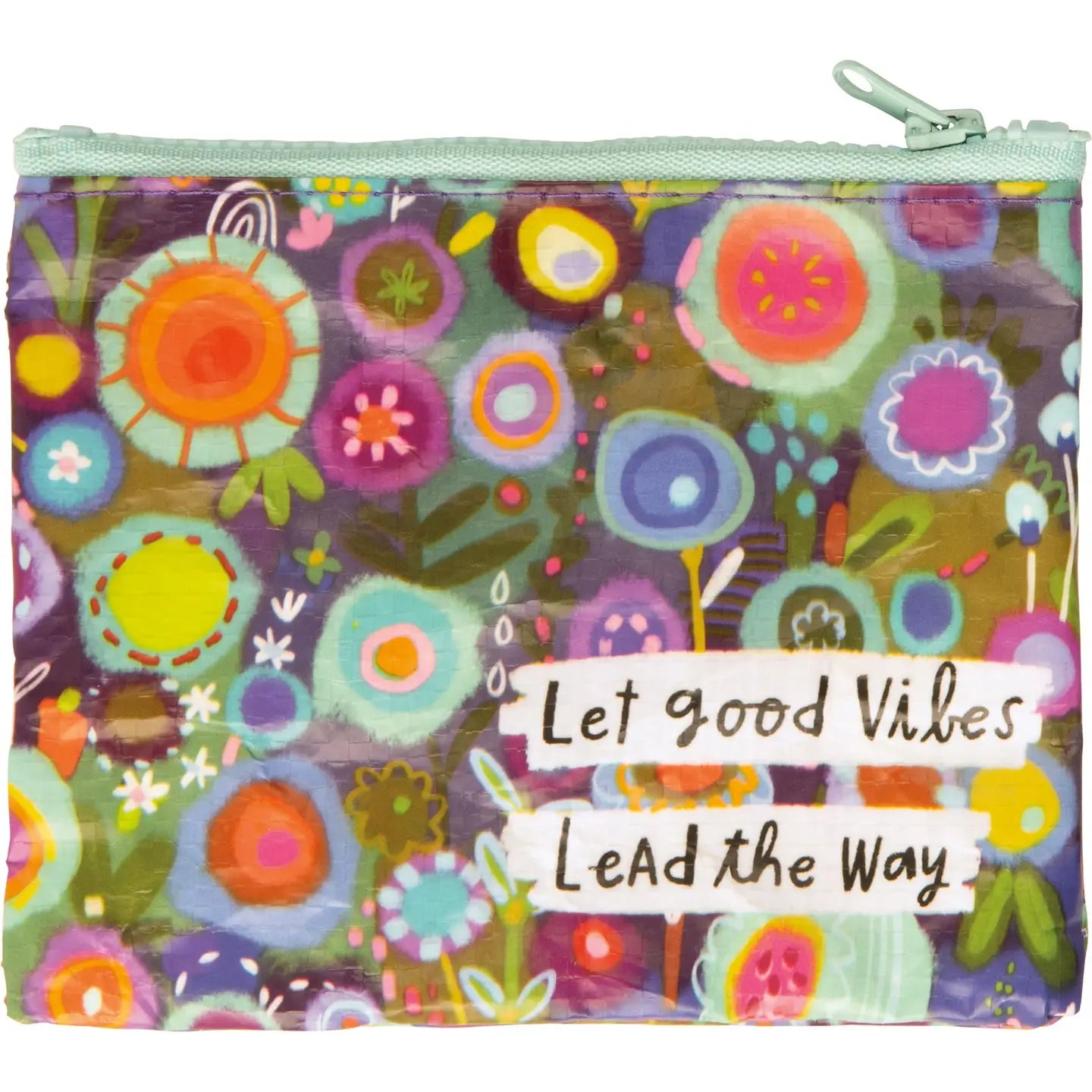 Let Good Vibes Lead the Way Zipper Wallet