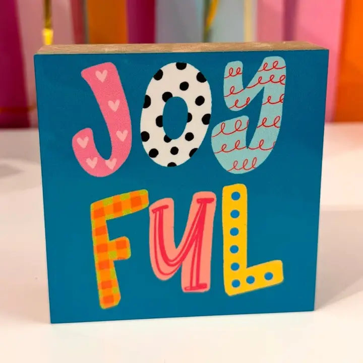 Joyful Wood Block