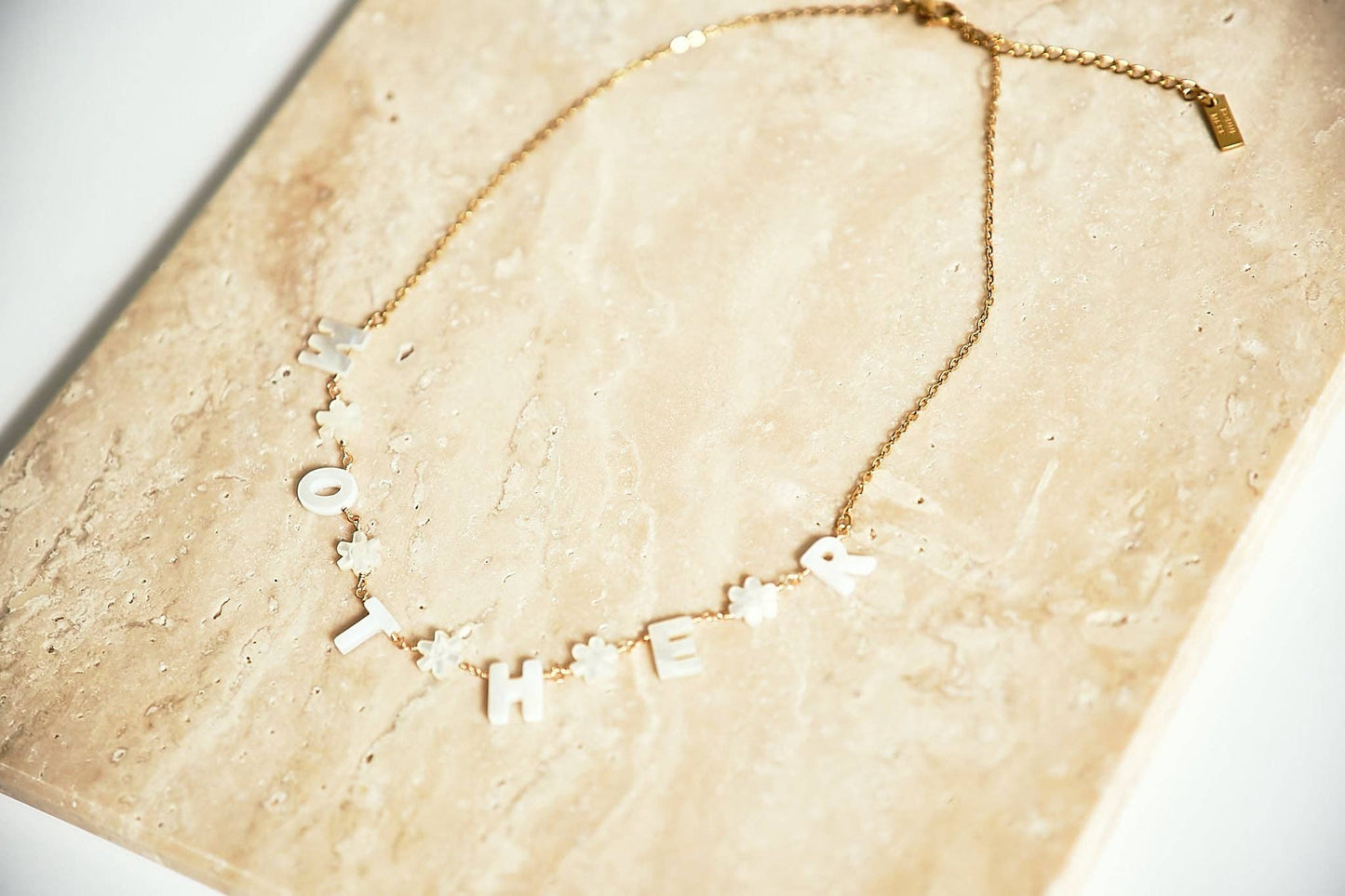 Mother Necklace - Gold + Pearl