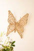 Seagrass and Iron Butterfly Wall Decor