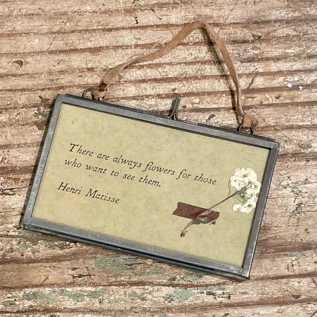 Horizontal Zinc Picture Frame