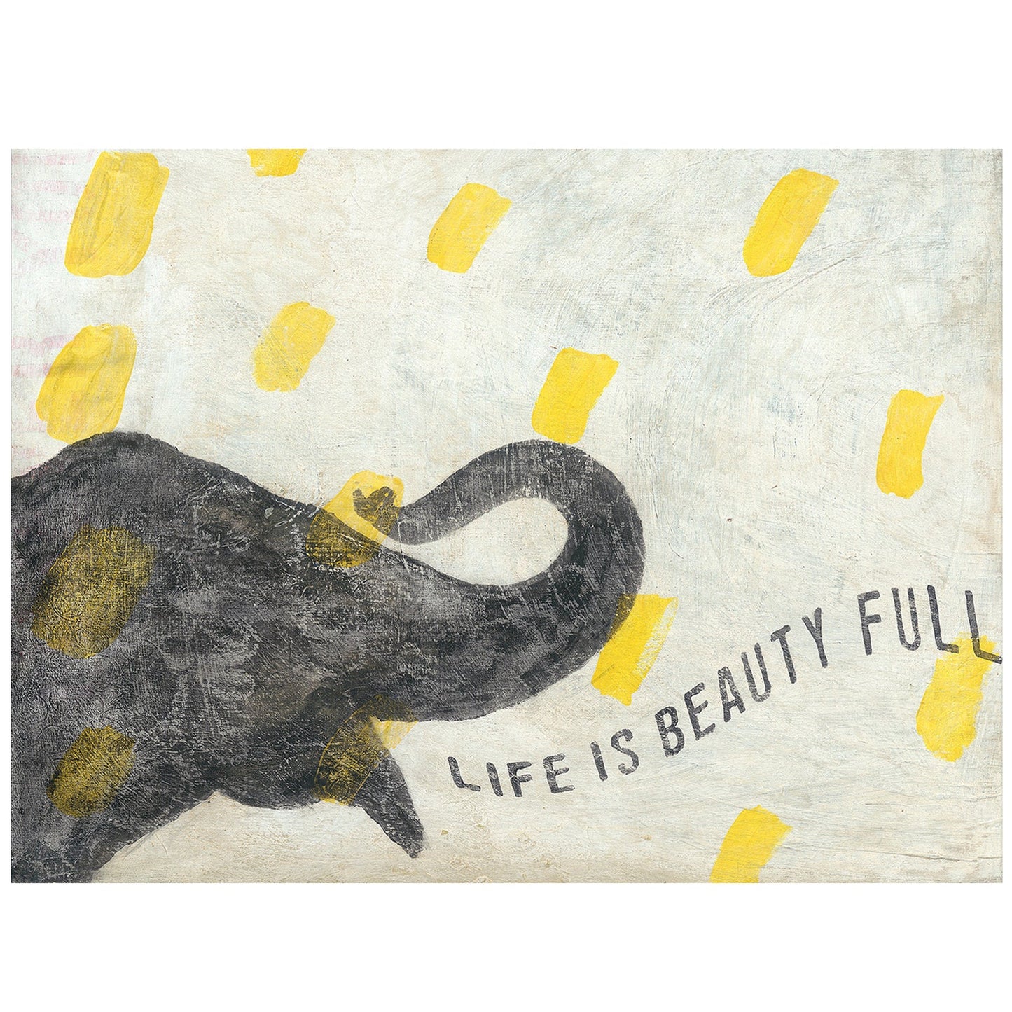 Smart Elephant Art Print