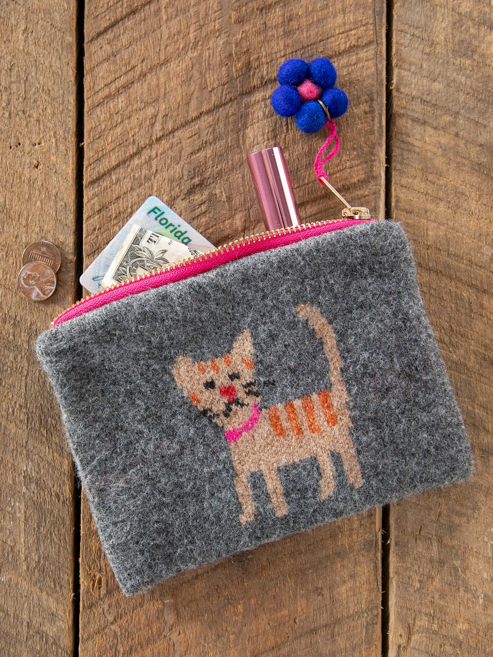 Intarsia Sweater Pouch