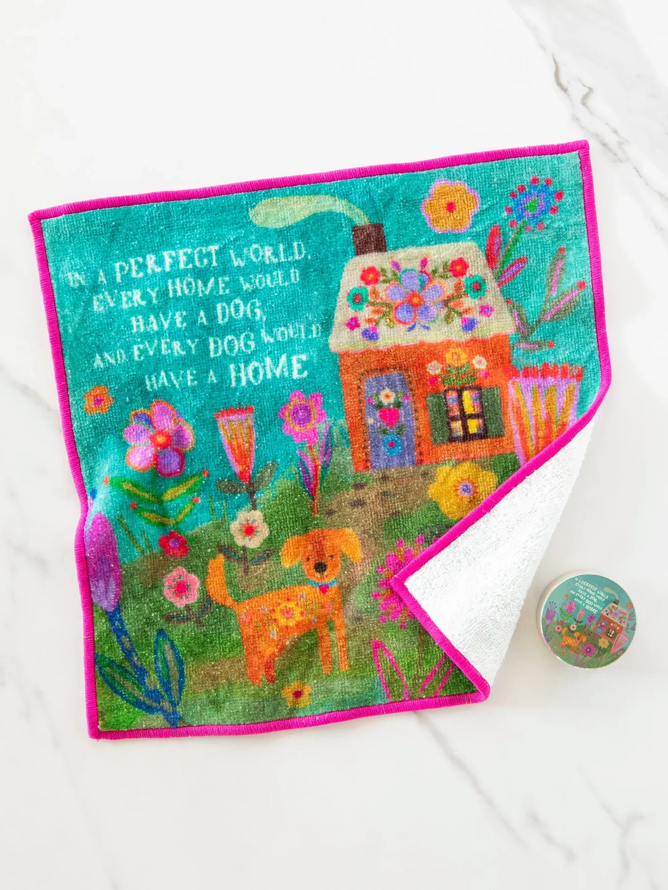 Every Dog Has A Home So Soft Expanding Washcloth