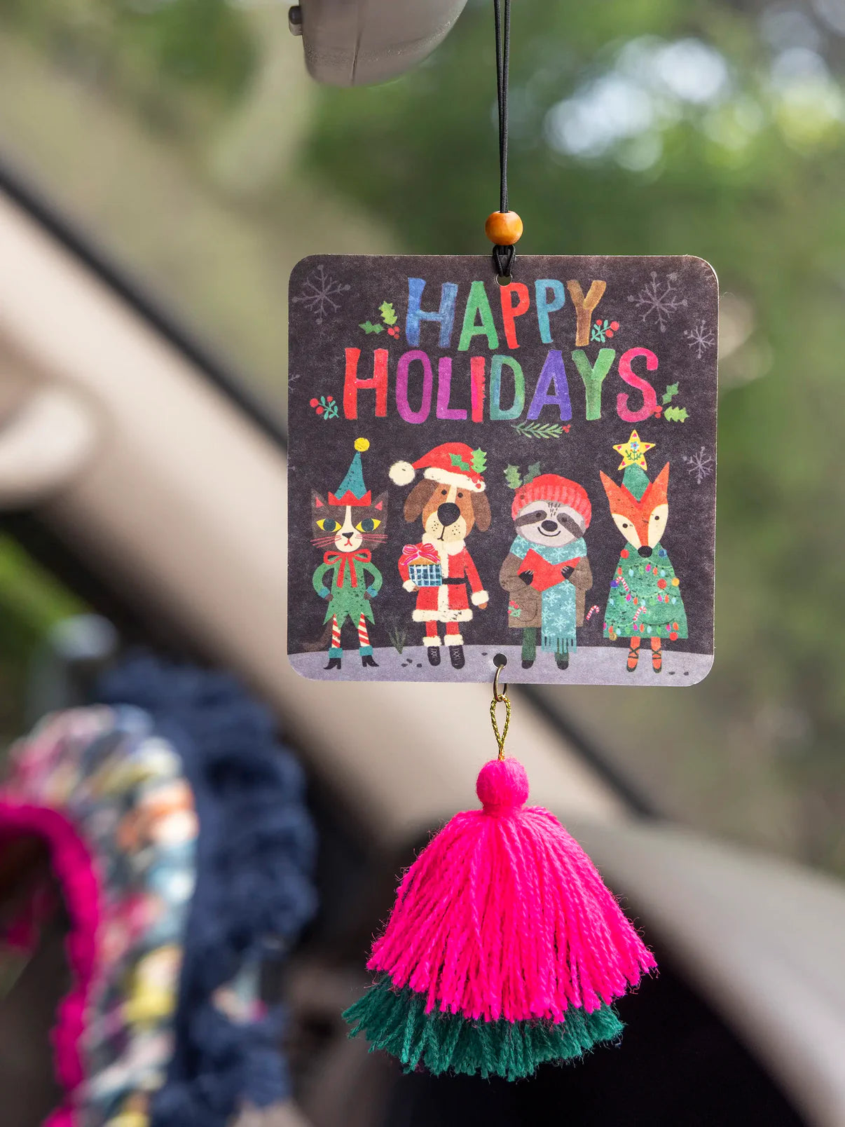 Car Air Freshener - Happy Holidays