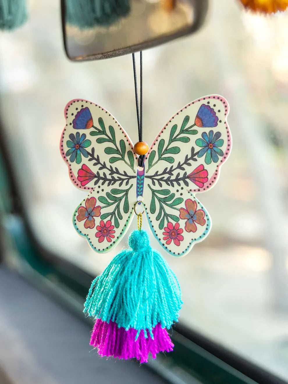 Cream Butterfly Air Freshener