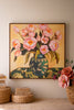 Framed Peonies in Vase Painting