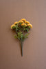 Bundle of 7 Artificial Yellow Ball Dahlia