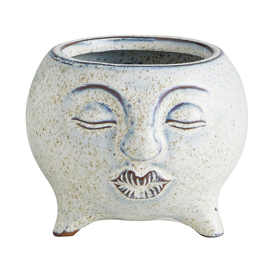 Girly Face Ceramic Pot