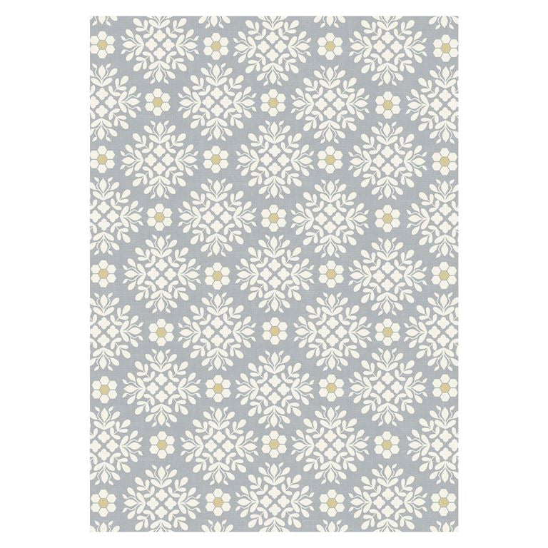 Bee Floral Floor Flairs - Gray