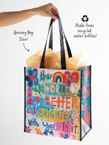 XL Happy Bag -The World is Brighter