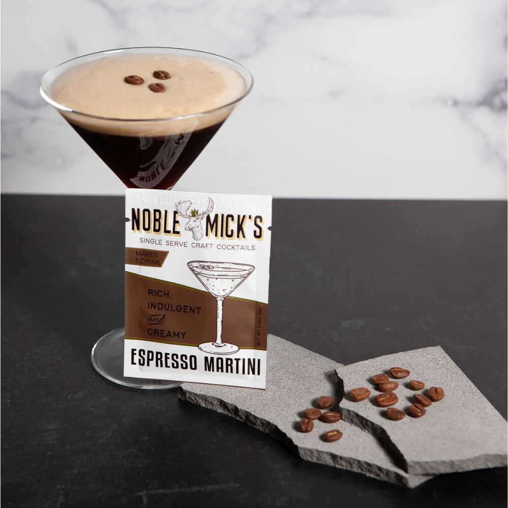 NobleMicks Single Serve Cocktail Mix - Espresso Martini