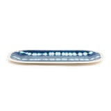 Indigo Coastal Med Melamine Platter
