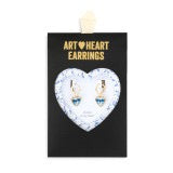 Art Heart Earrings - Always In My Heart
