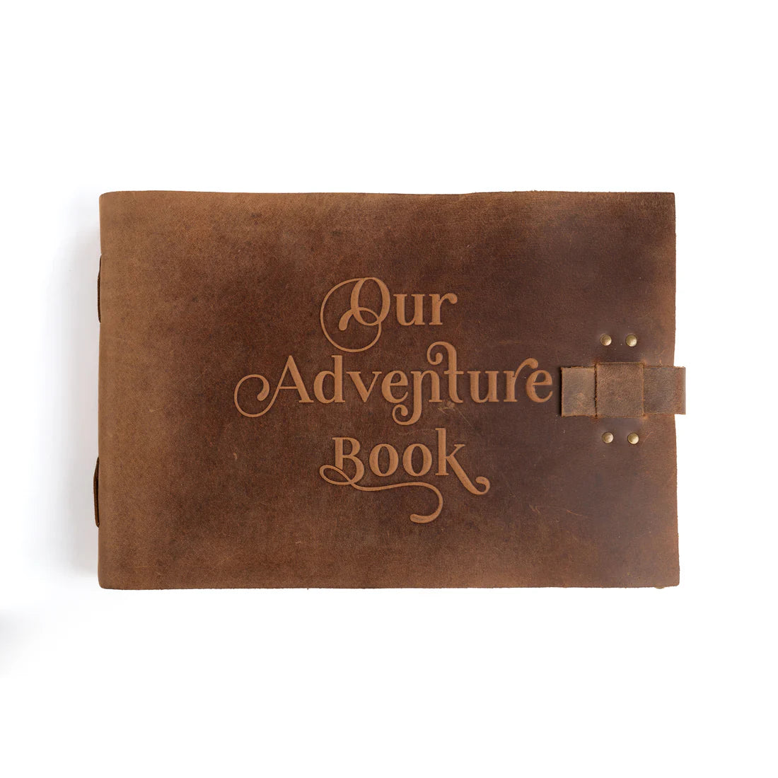 Terracotta Embossed Adventure Guest Book
