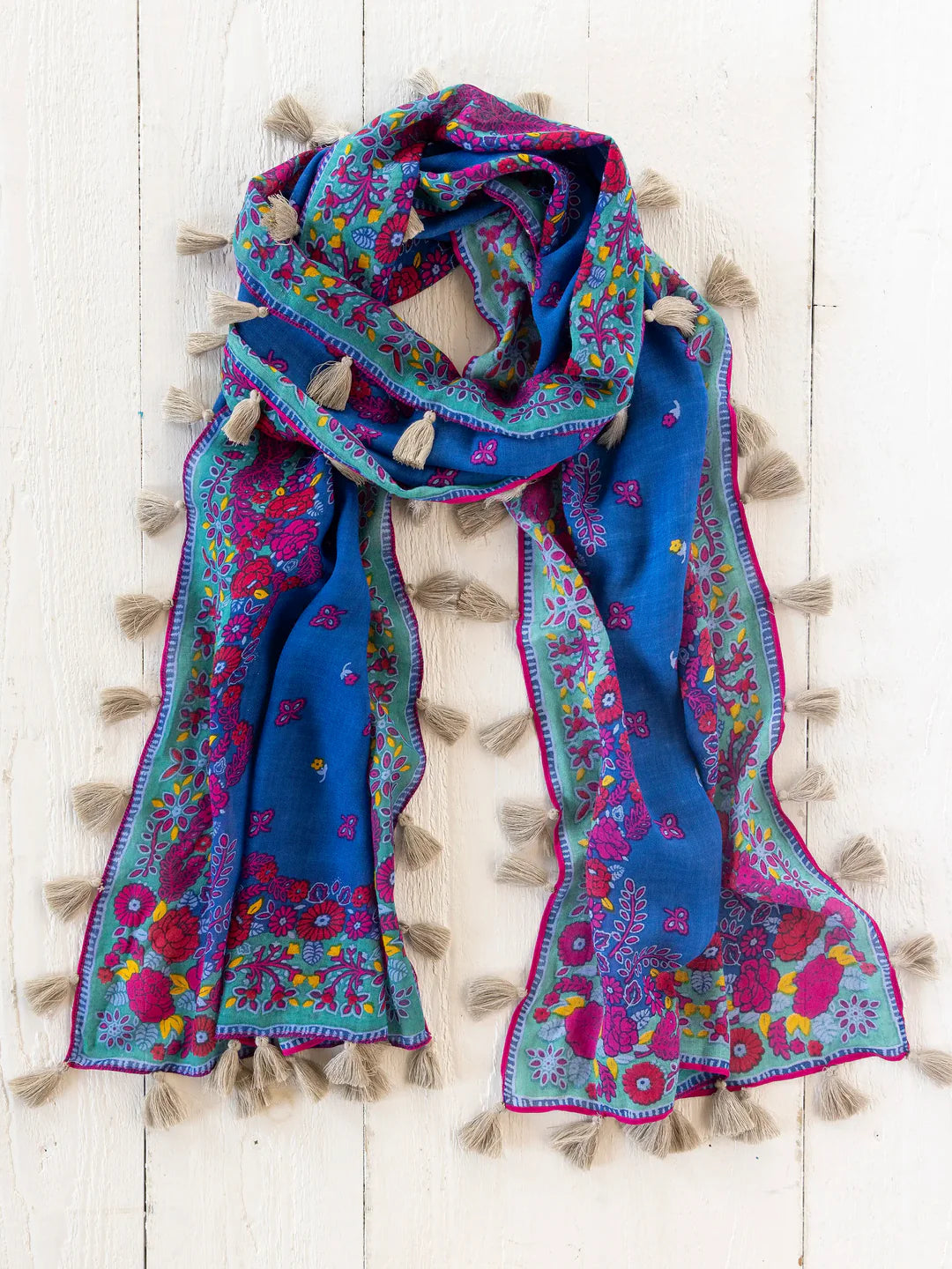 Sayulita Scarf-Blue Spring Bandana