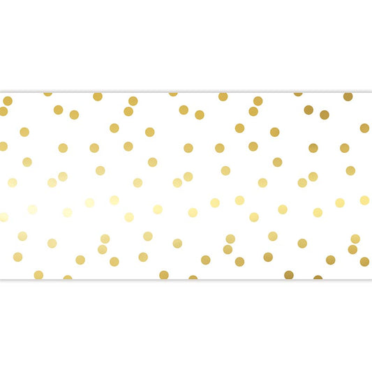 Paper Table Runner - Gold Dots