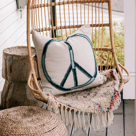 Peace Stitched Pillow