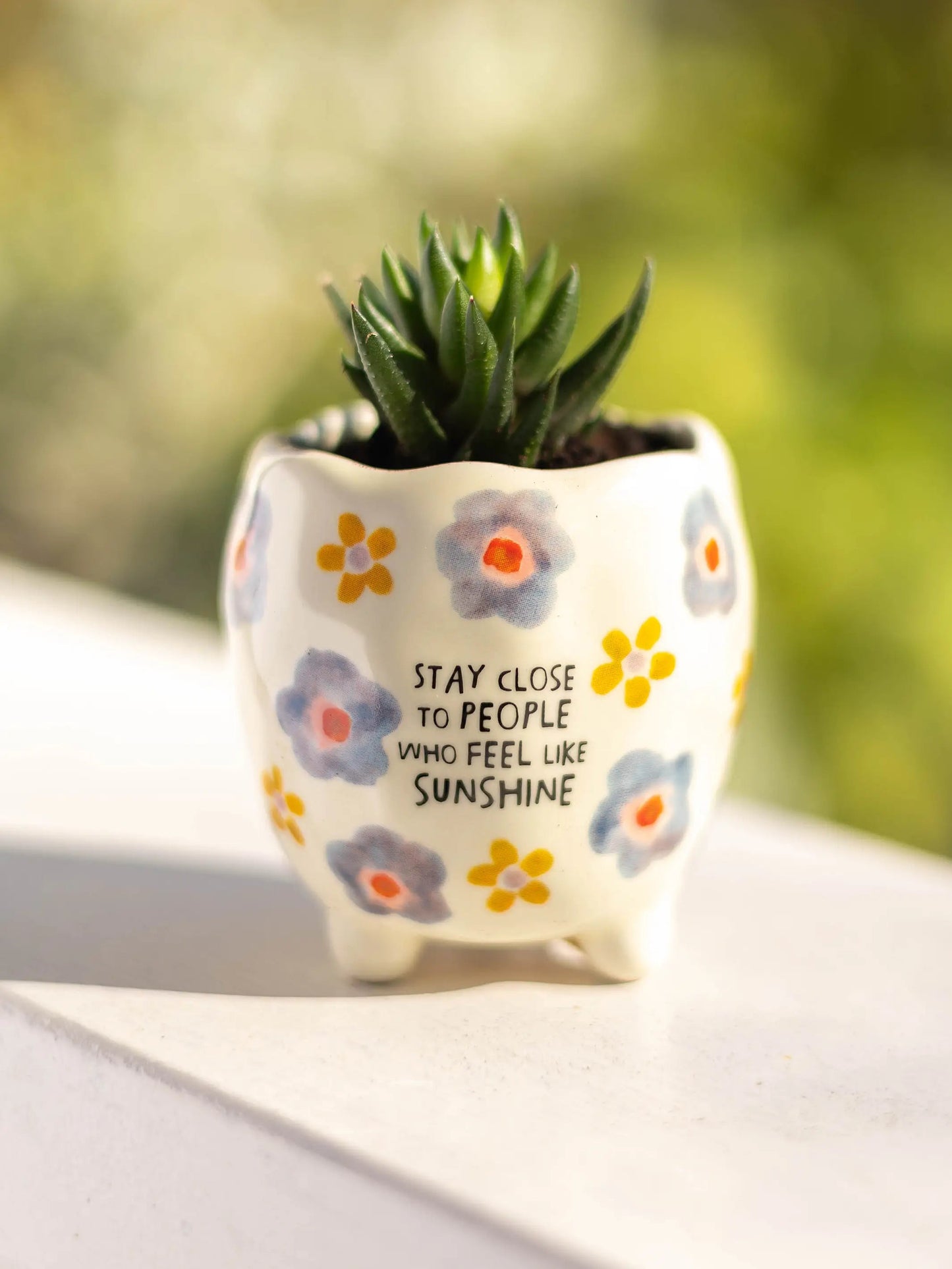 Mini Footed Planter - Stay Close