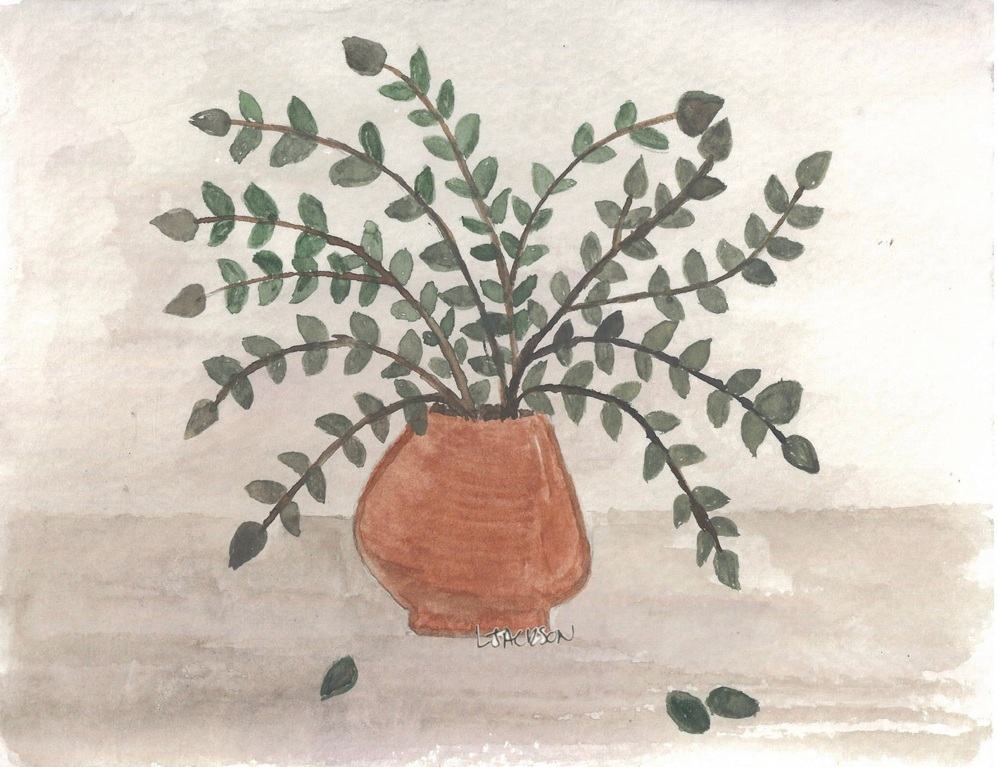 Watercolor Wild ZZ Art Poster