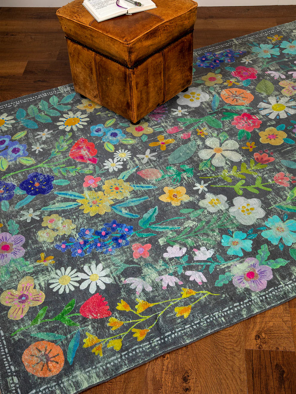 Wildflower Chenille Rug