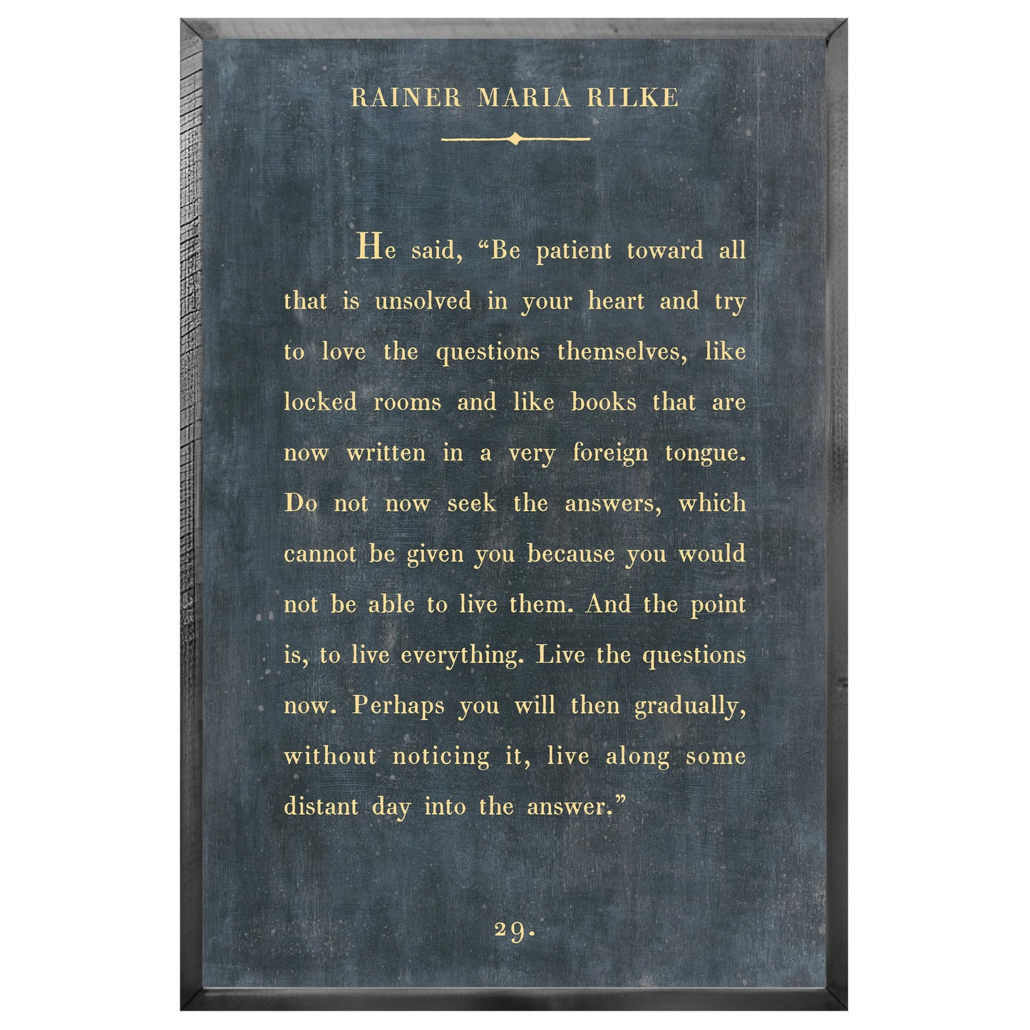 Rainer Maria Rilke - Book Collection Art Print