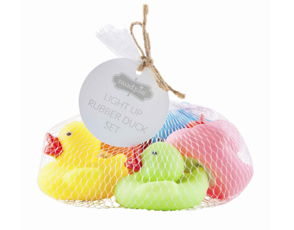 Light-Up Duck Bath Toy Set
